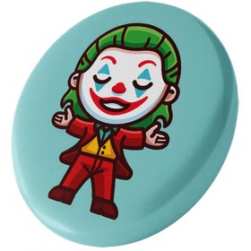 تصویر پیکسل سنجاقی Joker زمینه آبی Joker Blue Background Design Pixel Pin