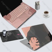 تصویر برچسب لپ تاپ و ماوس پد طرح Light Lutus 