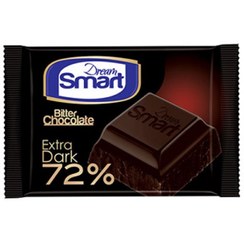 تصویر شکلات تلخ ۷۲ درصد شیرین عسل ۵۰ گرم 