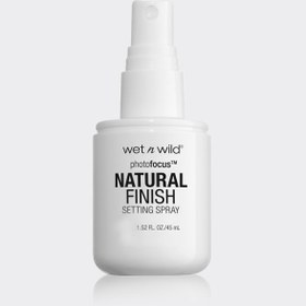 تصویر اسپری فیکس نچرال فینیش وت اند وایلد Wet n Wild photofocus Natural Finish Setting Spray 45ml 