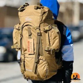 تصویر کوله پشتی تاکتیکال بابوس ظرفیت ۶۰ لیتر 