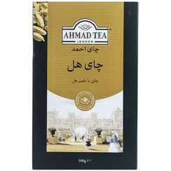 تصویر چای سیاه احمد با طعم هل - 500 گرم 