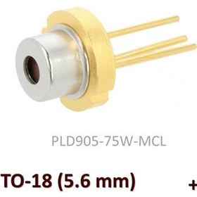 تصویر دیود لیزر پالسی 905 نانومتر 75 وات با FAC 