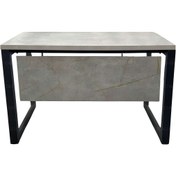 تصویر میز اداری پایه فلزی کارمندی دکوچین 