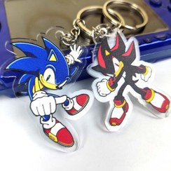 تصویر جاکلیدی Sonic طرح Sonic and Shadow Duo Pose 