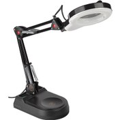 تصویر چراغ مطالعه مهندسی ذره‌بین دار مدل کریم‌زاده | نور دقیق برای کارهای تخصصی 