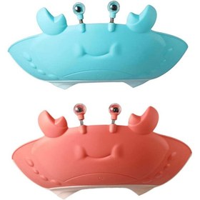 تصویر کلاه حمام سیلیکونی کودک طرح خرچنگ 