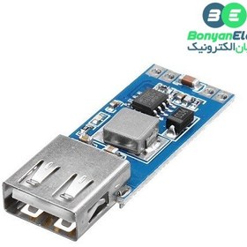 تصویر ماژول رگولاتور DC به DC کاهنده دارای ورودی 6V تا 26V و خروجی 3A 5V USB 