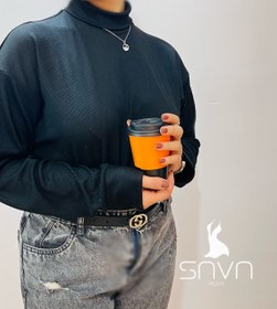 تصویر یقه اسکی مشکی 