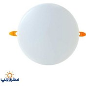 تصویر پنل سقفی ال ای دی 36 وات افراتاب طرح دایره مدل فول لایت سایزشو 