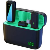 تصویر میکروفون یقه‌ای بی‌سیم SX6 دوگانه 