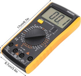 تصویر مولتی متر دیجیتال پرکس مدل DT-9205-A 