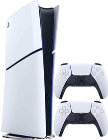 تصویر کنسول بازی سونی مدل Play Station 5 Slim Digital به همراه دسته بازی Dual Sense 