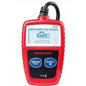 تصویر دستگاه دیاگ عیب یاب حرفه ای خودرو مدل OBD IIOBD2 MS309 