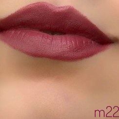 تصویر رژ لب گیاهی رنگ کالباسی کد M22 