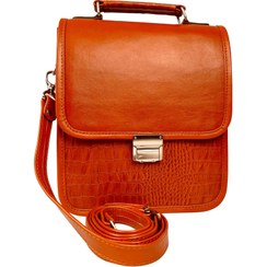 تصویر کیف دوشی مردانه چرم طبیعی آرباس کد AR2002 