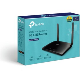 تصویر مودم سیمکارتی تی پی لینک TPLINK Archer MR200 Dual-Band AC750 4G LTE دست دوم 