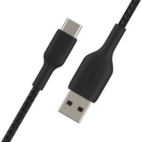 تصویر کابل تبدیل USB به USB-C بلکین مدل CAB002bt2MBK طول 2 متر | مشکی | گارانتی 12 ماهه پوزیترون کابل تبدیل