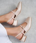 تصویر کفش مجلسی زنانه مدل K2027 با پاشنه کوتاه و جنس جین 