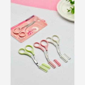 تصویر قیچی شانه دار - صورتی 