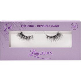 تصویر مژه مصنوعی با نوار شفاف لیلی لشز Sheer Band False Eyelashes | Lilly Lashes