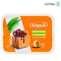 تصویر حلوا ارده بدون شکر با شیره خرما شیررضا 400 گرمی 