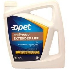 تصویر ضدیخ نارنجی ANTIFRIZ LIFE 3 LT FOUR SEASON ORANGE ANTIZ. اپت اورجینال Opet 