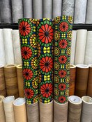 تصویر استیکر شیشه رنگی سنتی گلدار (اورسی) شیشه مات کن سنتی عرض 60 سانت 