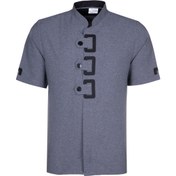 تصویر روپوش آشپزی خضرا مدل مانی کد 43813 طوسی 