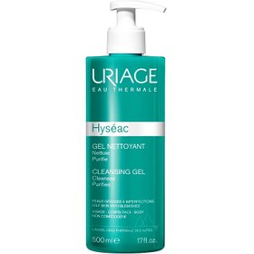 تصویر ژل شستشوی هیسه اک اوریاژ مناسب پوست چرب و جوشدار حجم 500 میل URIAGE CLEANSING GEL FOR OILY SKIN WITH BLEMISHES