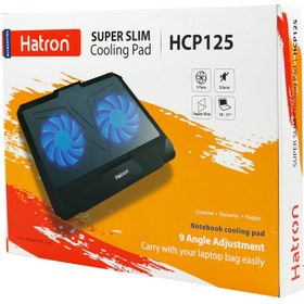 تصویر پایه خنک کننده لپ تاپ هترون مدل HCP125 ا Hatron HCP125 2-Fan Laptop CoolPad Hatron HCP125 2-Fan Laptop CoolPad