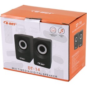 تصویر اسپیکر دو تکه دی نت D-Net DT-14 D-Net DT-14 Desktop Speaker