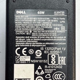 تصویر آداپتور اورجینال دل سر سوزنی Dell Adapter Orginal 19.5V 3.34A