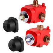 تصویر شیر مرکزی یونیورسال حمام کی دبلیو سی مدل متیس تیپ 4 KWC 