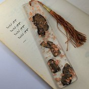 تصویر بوک مارک رزینی طرح وینتیج 