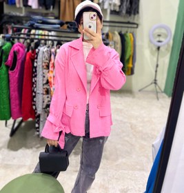 تصویر مانتو کتی - صورتی 