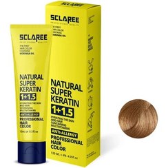 تصویر رنگ مو اسکلاره شماره 9.8 حجم 120 میلی لیتر رنگ بلوند زیتونی خیلی روشن 