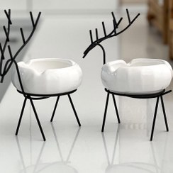 تصویر زیرسیگاری گوزن 