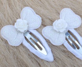 تصویر گل سر تق تقی نوزادی (2 عددی) 