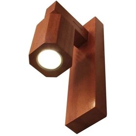 تصویر دیوار کوب چوب راش مسینا U4 Messina wall lamp U4