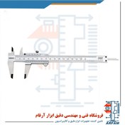 تصویر کولیس ورنیه آسیمتو 10 سانتی متر مدل 4-04-341 Asimeto Vernier Caliper Mono Block 341-04-4