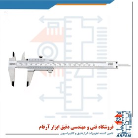 تصویر کولیس ورنیه آسیمتو 10 سانتی متر مدل 4-04-341 Asimeto Vernier Caliper Mono Block 341-04-4