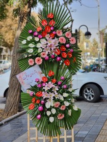 تصویر پایه گل تبریک کد 6 