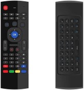 تصویر کنترل تلویزیون Air mouse کیبورد دار Air mouse TV Control With keyboard