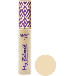 تصویر کانسیلر مایع آرت اسکین شماره 02 Artskin Liquid My Bloved High Coverage Concealer 