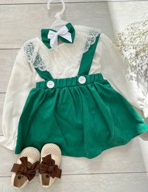 تصویر سه تیکه شومیز دامن 