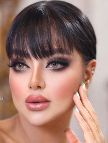 تصویر لنز زیبایی و طبی با دیامتر 14.8 میل رنگ لومیر بروان دهب Dahab Coloured Contact Lenses