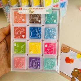 تصویر ‌رنگ انگشتی ۱۲ رنگ 