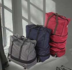 تصویر ساک مسافرتی برزنتی ۳ زیپ باز شو 