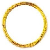 تصویر سیم مفتول برنجی طلایی سایز 1 میلیمتر 1 متری 